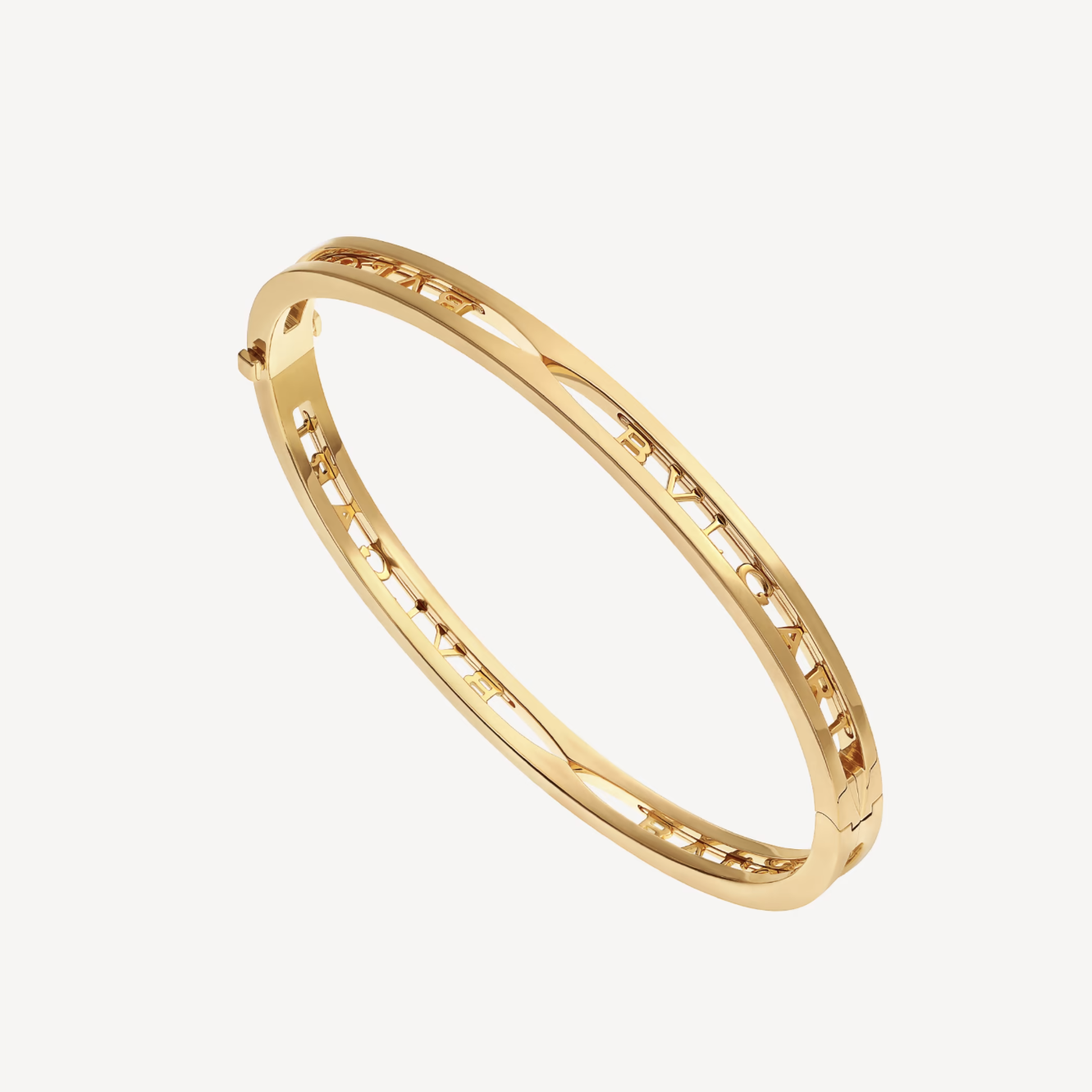 [BIJOUX]ZERO 1 SPIRAL LOGO GOLD BRACELET