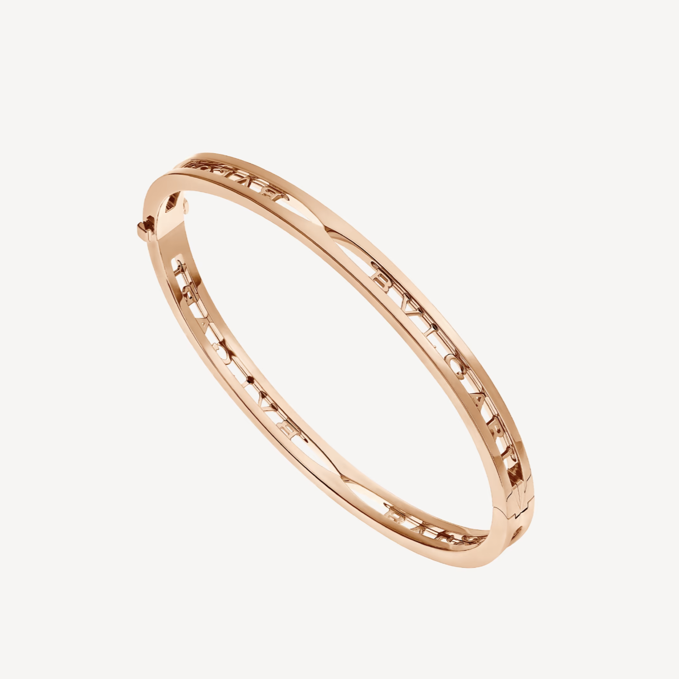 [BIJOUX]ZERO 1 SPIRAL LOGO PINK GOLD BRACELET