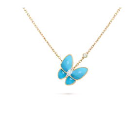 [BIJOUX]BUTTERFLY MOP DIAMOND NECKLACE