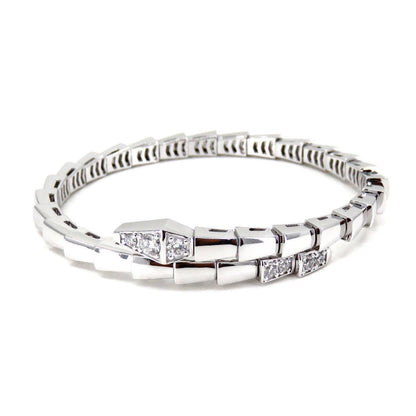 [BIJOUX]SERPENTI BRACELET DIAMONDS SILVER