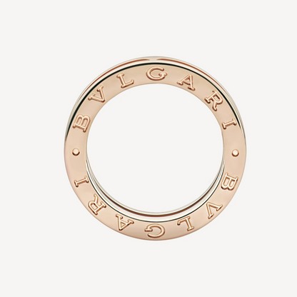 [BIJOUX]ZERO 1 ONE-BAND PAVED DIAMONDS ON THE SPIRAL RING