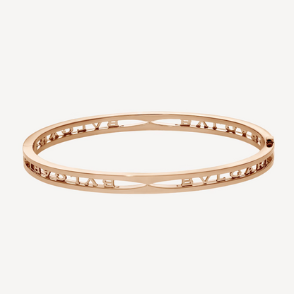 [BIJOUX]ZERO 1 SPIRAL LOGO PINK GOLD BRACELET