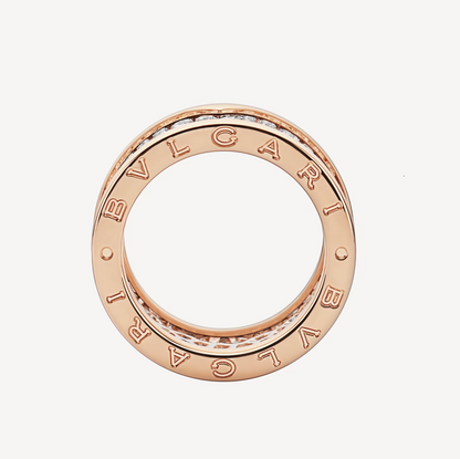 [BIJOUX]ZERO 1 WITH PAVED DIAMONDS ON THE SPIRAL RING