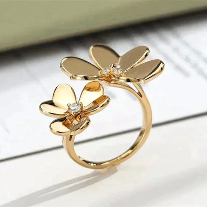 [BIJOUX]CLOVER COMOS GOLD DIAMOND RING