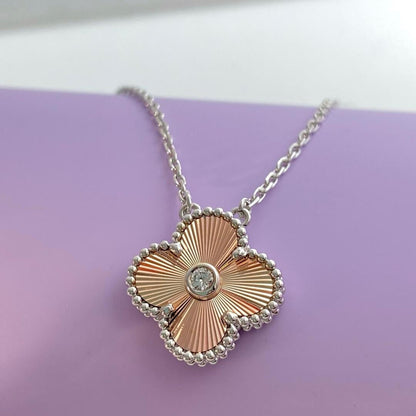 [BIJOUX] 2024 SPECIAL EDITION CLOVER 15MM DIAMOND LASER NECKLACE CHRISTMAS