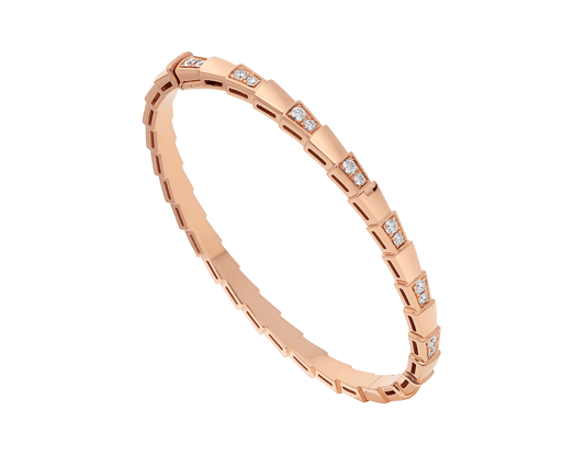 [BIJOUX]SERPENTI SMALL BRACELET PINK GOLD DIAMOND