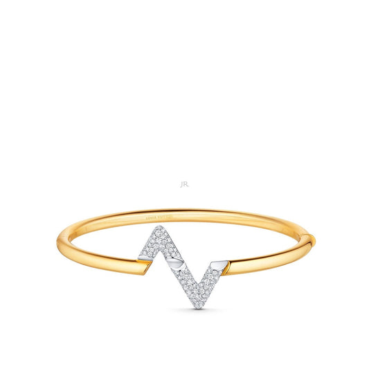 [BIJOUX]VOLTE UPSITE DOWN GOLD DIAMOND BRACELET