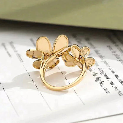 [BIJOUX]CLOVER COMOS GOLD DIAMOND RING