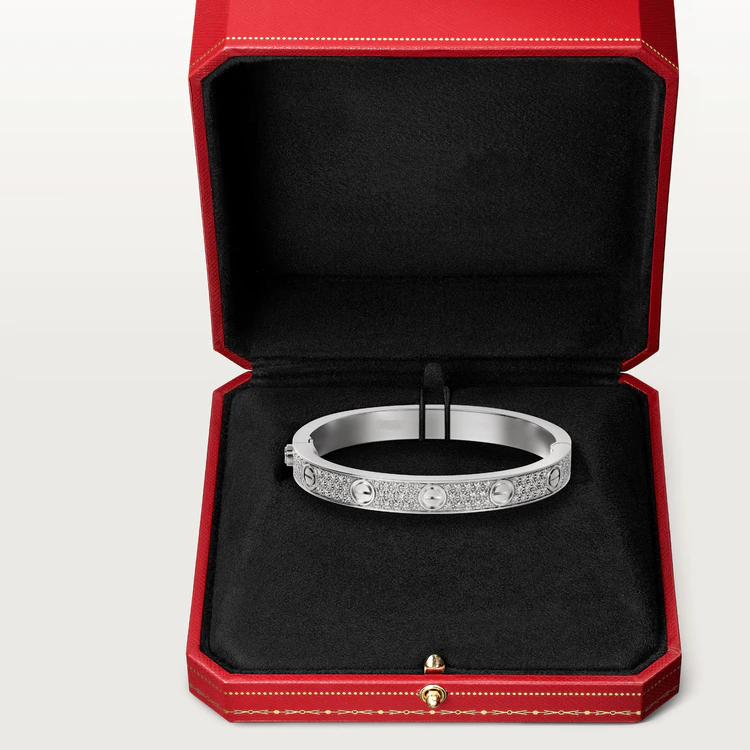 [BIJOUX]LOVE BRACELET 6.1MM DIAMOND-PAVED