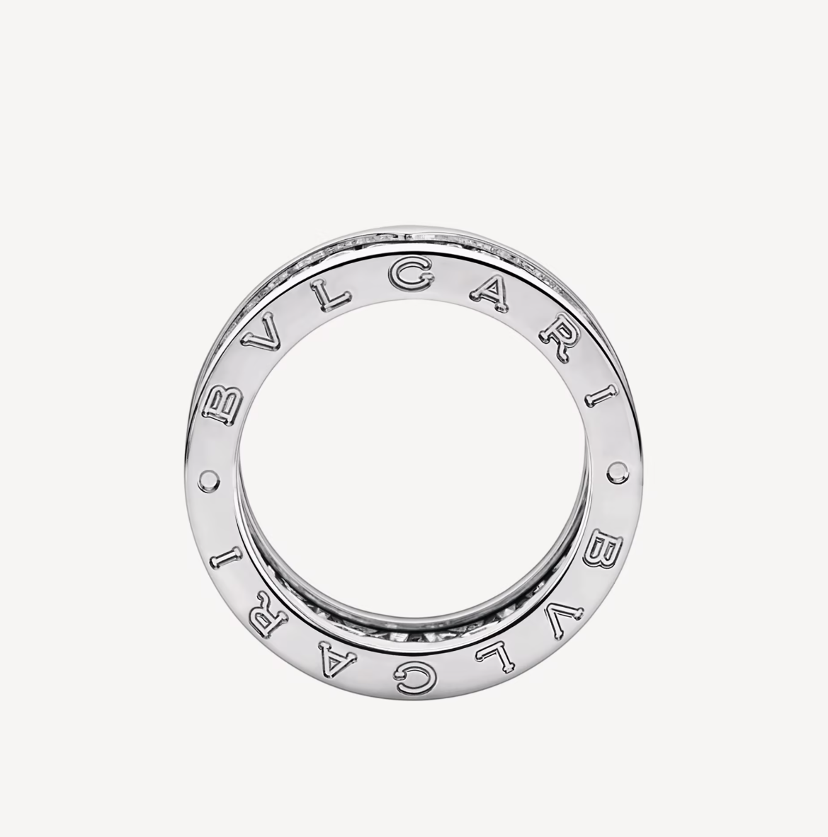 [BIJOUX]ZERO 1 WITH PAVED DIAMONDS ON THE SPIRAL RING