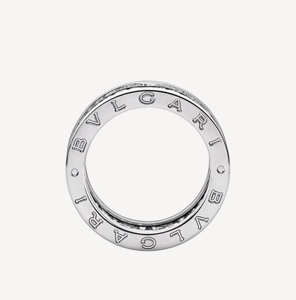 [BIJOUX]ZERO 1 WITH PAVED DIAMONDS ON THE SPIRAL RING