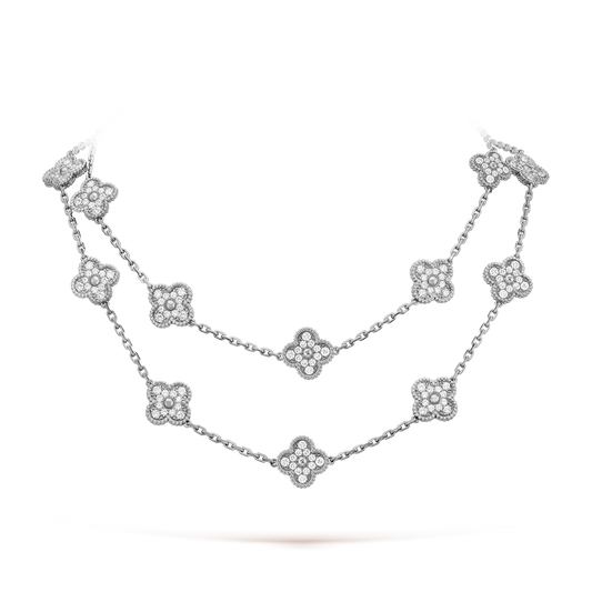 [BIJOUX]CLOVER 20 MOTIFS DIAMOND SILVER