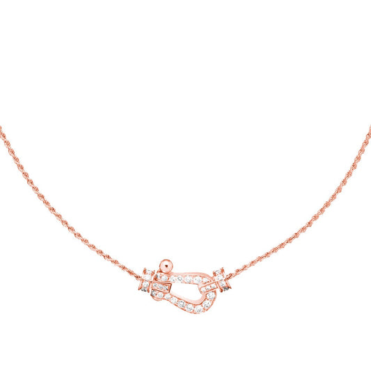 [BIJOUX]FORCE 10 PINK GOLD DIAMOND NECKLACE