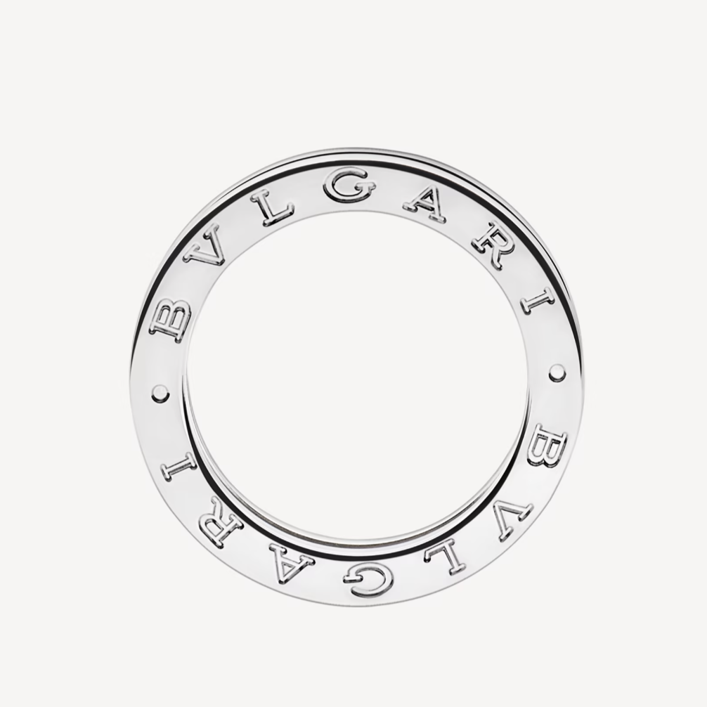 [BIJOUX]ZERO 1 ONE-BAND PAVED DIAMONDS ON THE SPIRAL RING