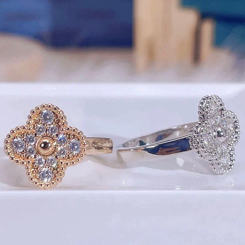 [BIJOUX]CLOVER DIAMOND RING