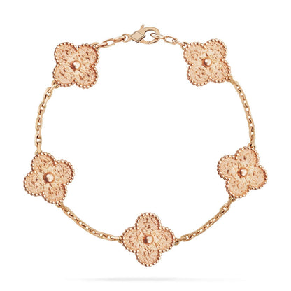 [BIJOUX]CLOVER 5 MOTIFS BRONZING BRACELET
