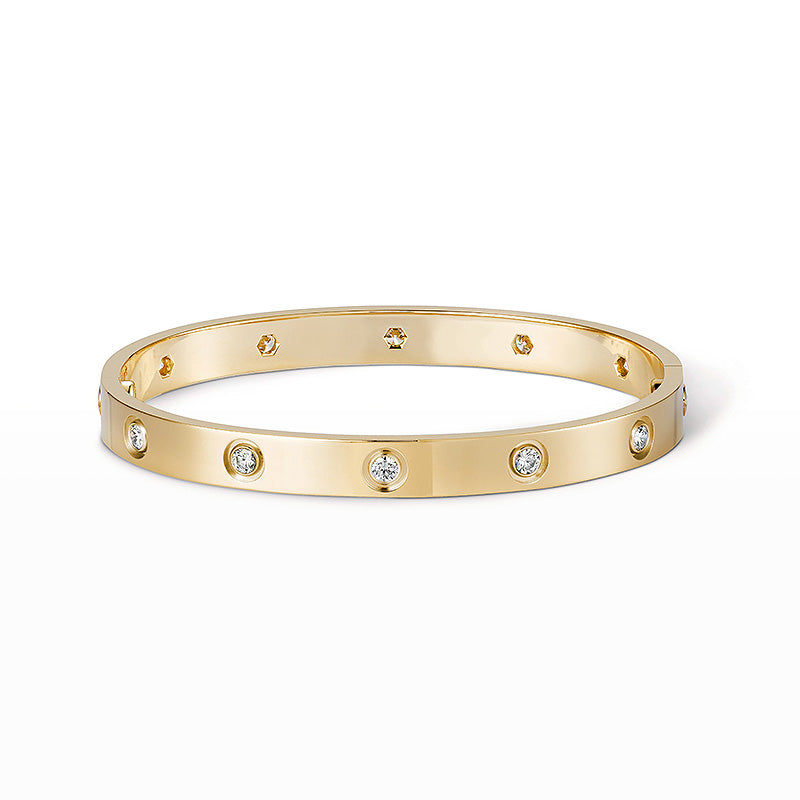 [BIJOUX]LOVE BRACELET 6.1MM 10 DIAMONDS