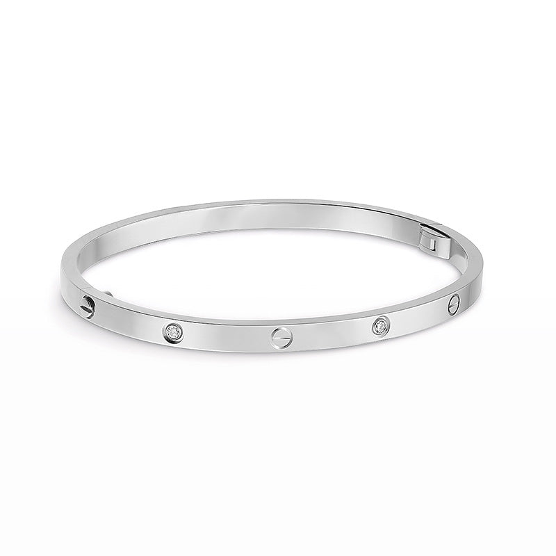 [BIJOUX]LOVE BRACELET 3.65MM 6 DIAMONDS