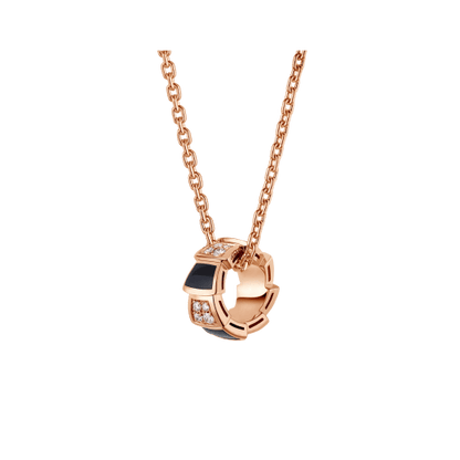 [BIJOUX]SERPENTI PEDANT DIAMOND NECKLACE