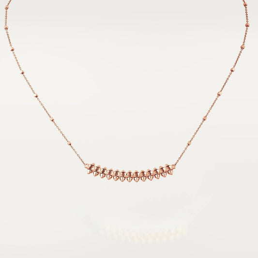 [BIJOUX] COLLIER CLASH OR ROSE