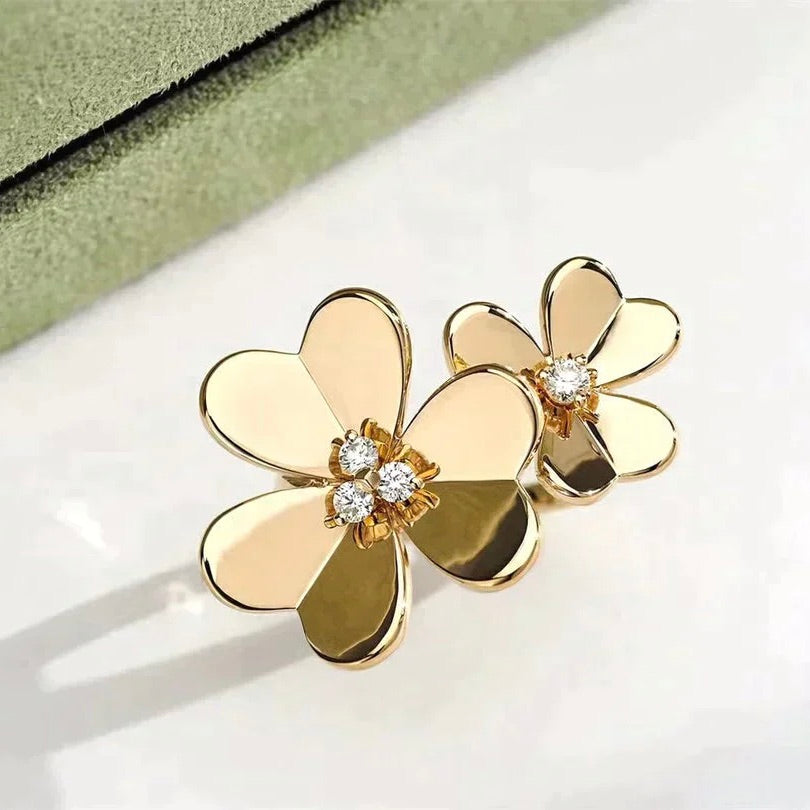 [BIJOUX]CLOVER COMOS GOLD DIAMOND RING