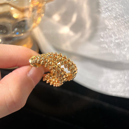 [BIJOUX]クラッシュ スモールフープピアス