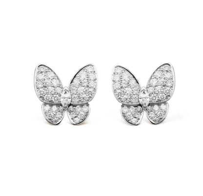 [BIJOUX]BUTTERFLY ALL DIAMOND EARRINGS