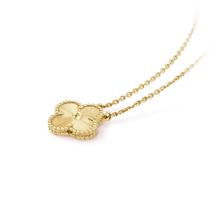 [BIJOUX]CLOVER 15MM LASER NECKLACE