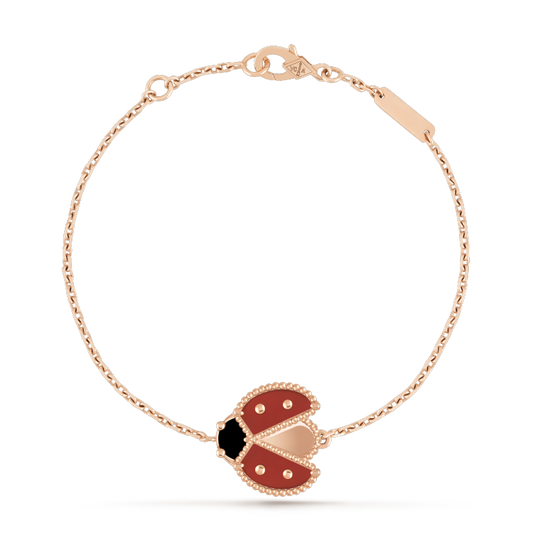 [BIJOUX]LUCKY SPRING 1 MOTIF PINK GOLD BRACELET