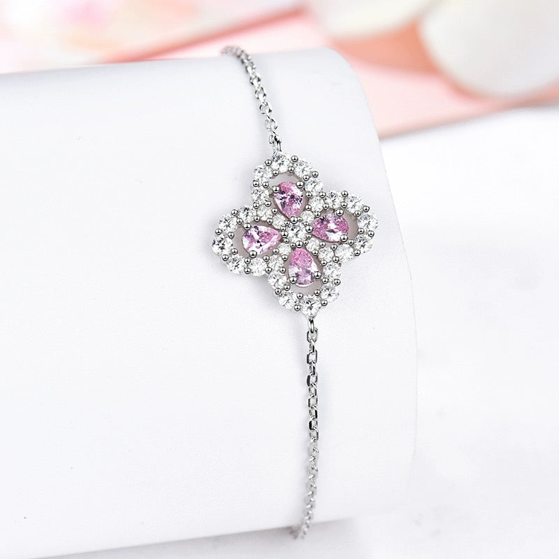 [BIJOUX]BRACELET BOUCLE MOTIF COMPLET DIAMANT 16MM ARGENT