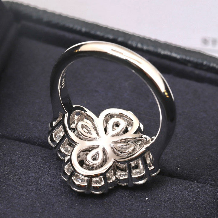 [BIJOUX]ループリング フルモチーフ ダイヤモンド 16MM シルバー
