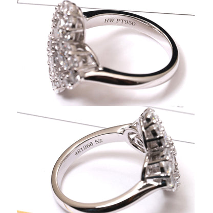 [BIJOUX]ループリング フルモチーフ ダイヤモンド 16MM シルバー