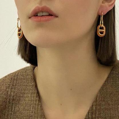 [BIJOUX]HM O'MAILLON GOLD EARRINGS