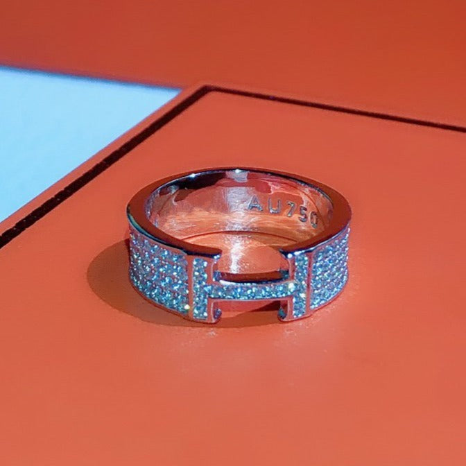 [BIJOUX]H RING FULL DIAMOND