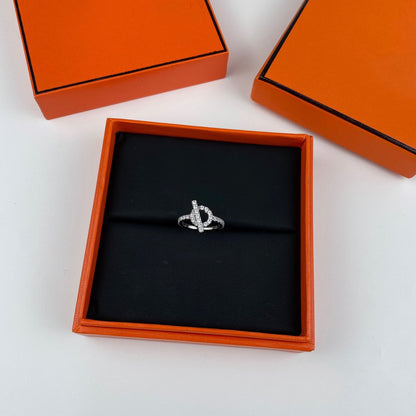 [BIJOUX]ECHAPPEE RING SILVER DIAMOND