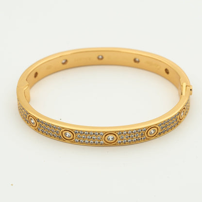 [BIJOUX]LOVE BRACELET 6.1MM DIAMOND-PAVED 10 BIG DIAMONDS