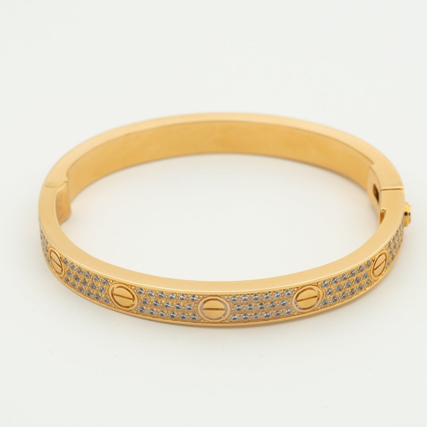 [BIJOUX]LOVE BRACELET 6.1MM DIAMOND-PAVED