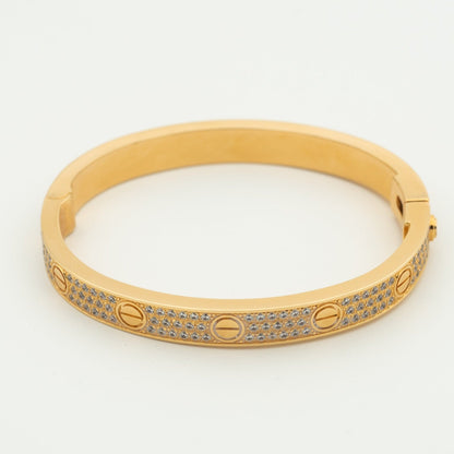 [BIJOUX]LOVE BRACELET 6.1MM DIAMOND-PAVED