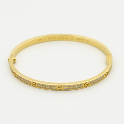 [BIJOUX]LOVE BRACELET 3.65MM DIAMOND-PAVED