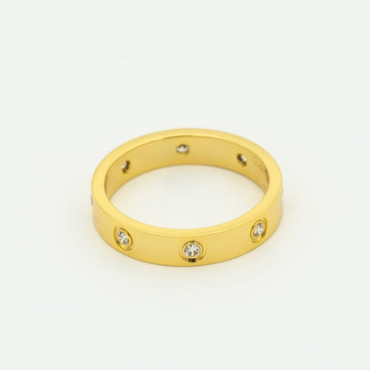 [BIJOUX]LOVE RING 3.6MM 6 DIAMONDS