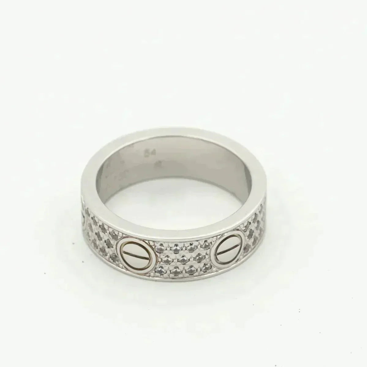 [BIJOUX]LOVE RING 5.5MM DIAMONDS PAVED