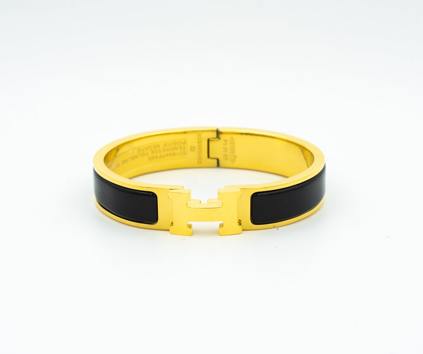 [BIJOUX]BRACELET H NOIR 