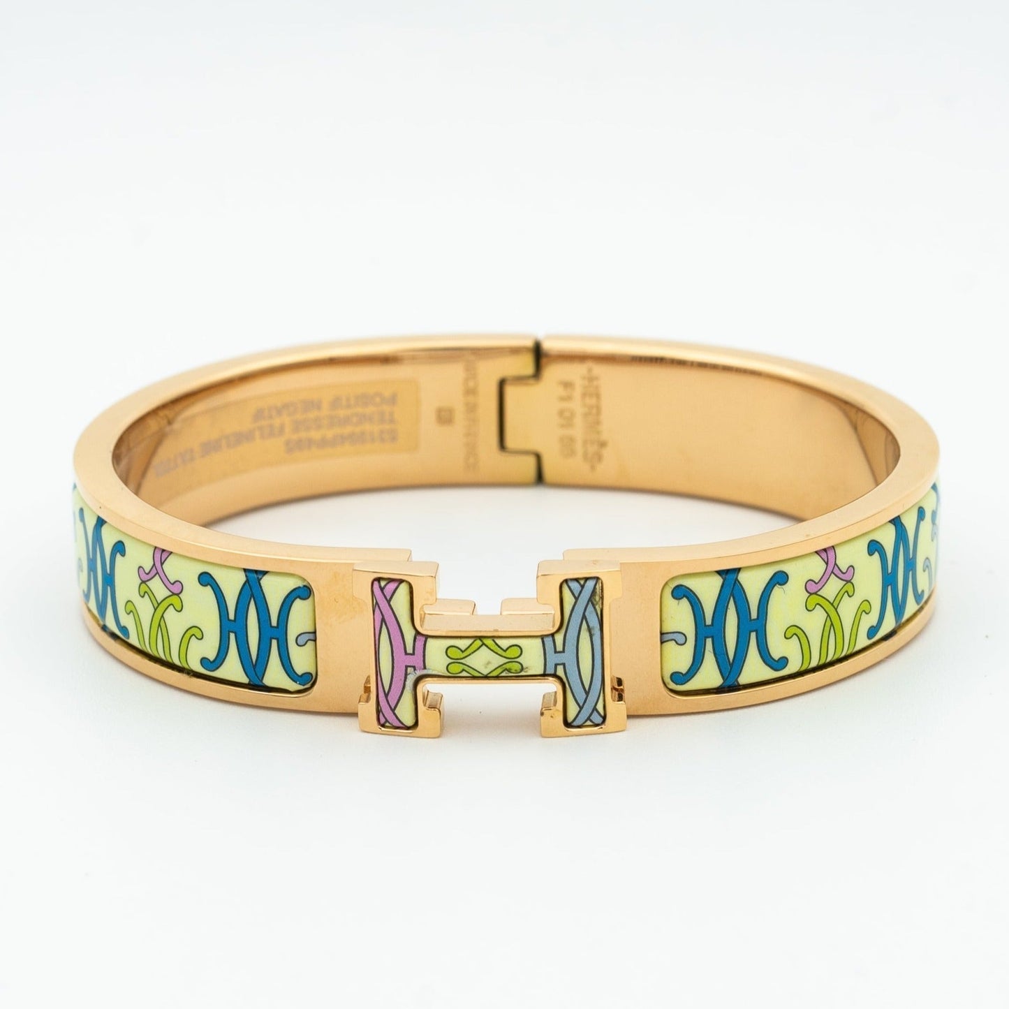 [BIJOUX]BRACELET H BEIGE MULTICOLORE