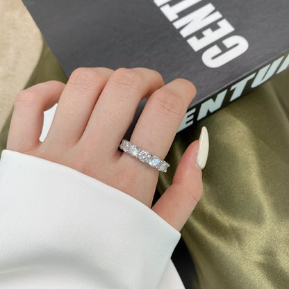 [Goodv]Gorgeous Round Cut Tennis Ring