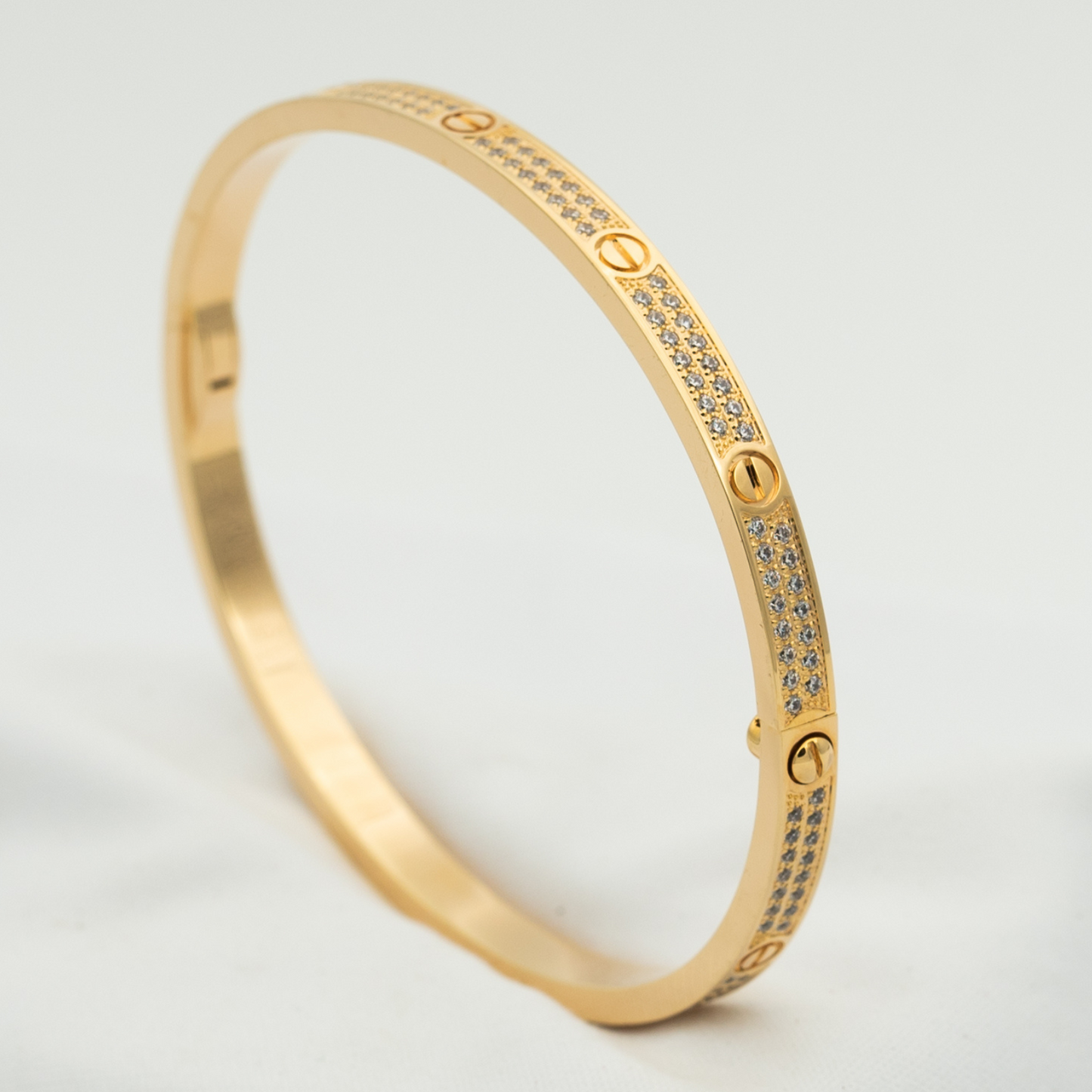 [BIJOUX]LOVE BRACELET 3.65MM DIAMOND-PAVED