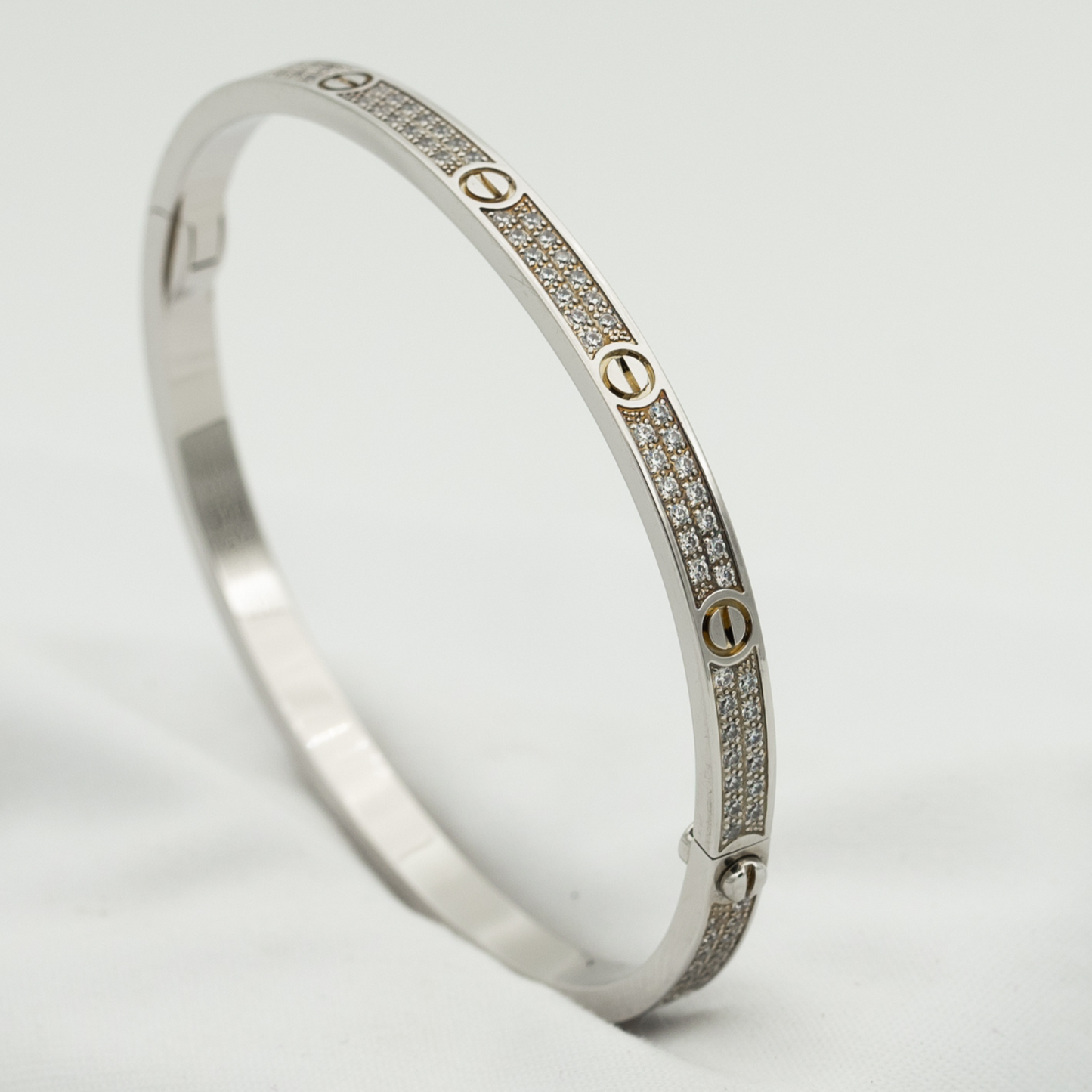 [BIJOUX]LOVE BRACELET 3.65MM DIAMOND-PAVED