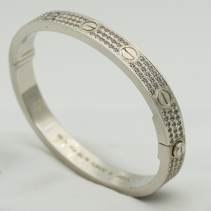 [BIJOUX]LOVE BRACELET 6.1MM DIAMOND-PAVED