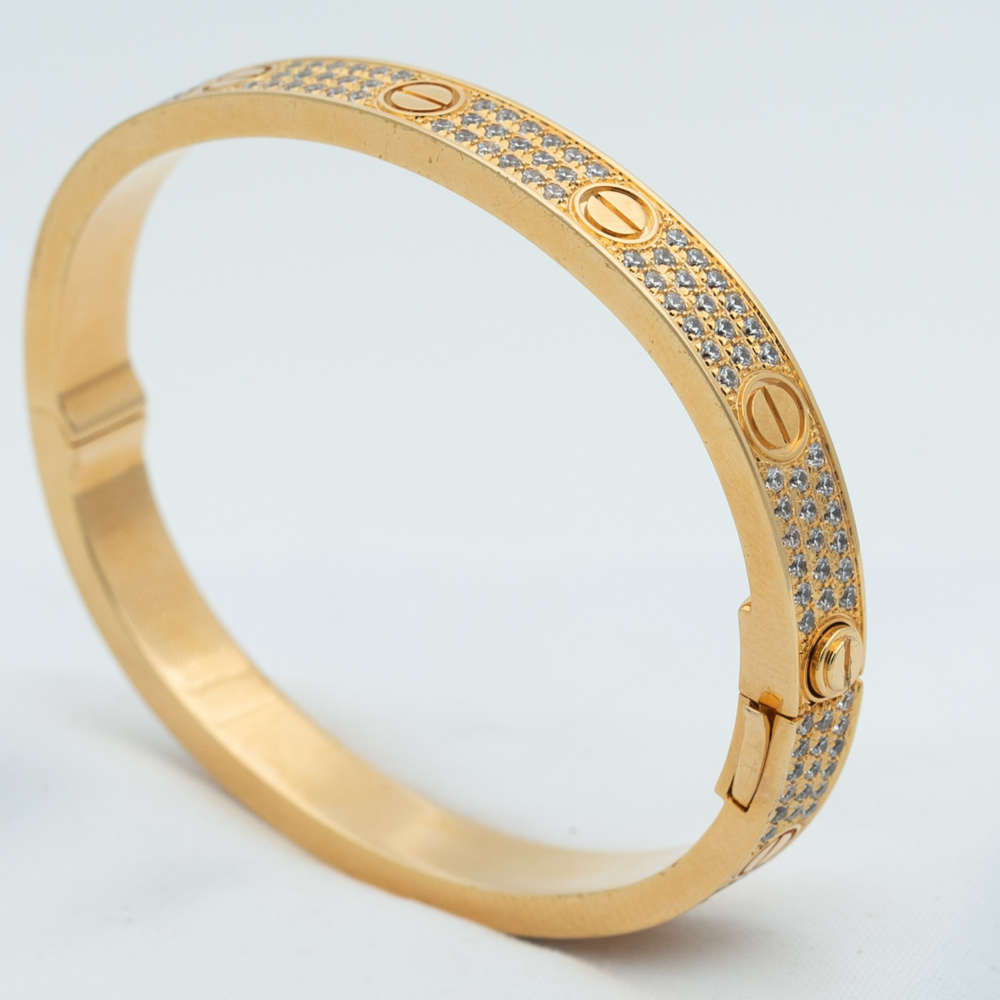 [BIJOUX]LOVE BRACELET 6.1MM DIAMOND-PAVED