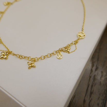 [BIJOUX] COLLIER BLOOMING SOUPLE EN LAITON