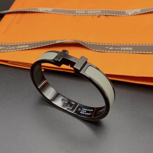 [BIJOUX]CLIC HM SO BLACK GREY BRACELET